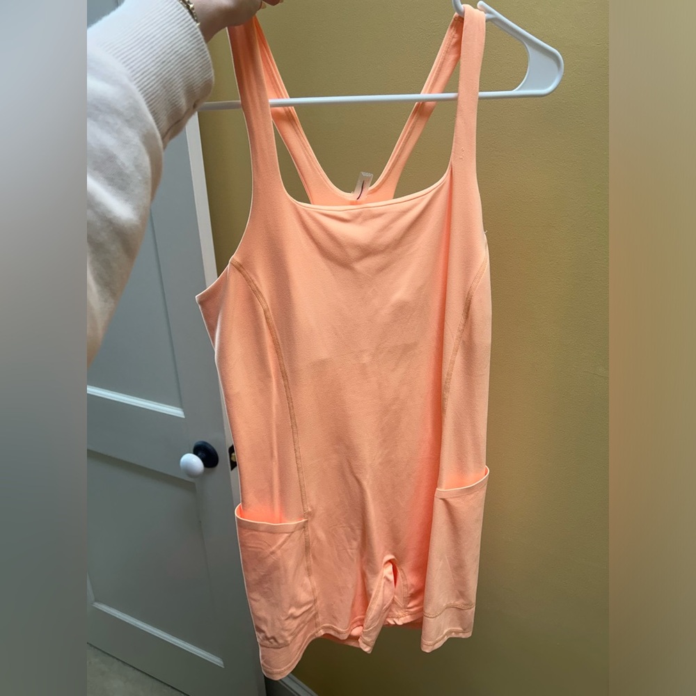 FP Movement by Free People Peach Sleeveless Romper - Picture 2 of 4